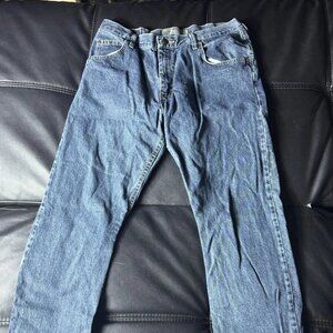 Wrangler‎ Authentic Men’s Relaxed Fit Denim Shorts 34x30 Medium Blue 5-Pocket